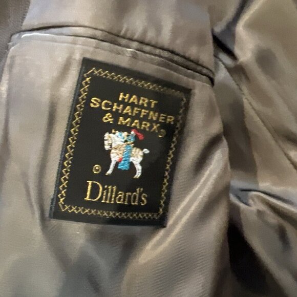 HART SCHAFFNER MARX Mens Brown Striped WOOL Sport Coat Suit Jacket Blazer 40 Reg - Picture 8 of 12